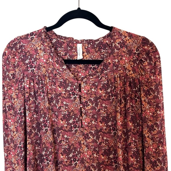 Gentle Fawn Evie Blouse Sienna Ditsy- Floral Bohemian Blouse- Size Small - Picture 5 of 10